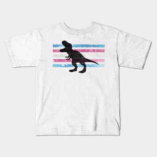 Transgender Dino Pride Kids T-Shirt